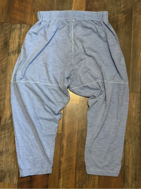 Free People Women's Baggy Harem Cotton Pants Lilac Purple Size Medium M - Picture 1 of 6